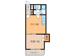 ｺｰﾎﾟﾗｽYOSHITOの物件間取画像